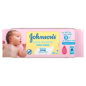 JJW56S, JJ Baby Wipe 56CT Sensitive, 3574661264806