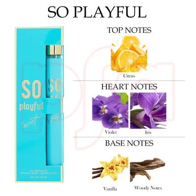 88898, Women's Eau de Parfum 1.18 oz/ 35 ml, 6 Scents Amazing Things/Darling Newyork/Elixir/Pouch For Her/Soft Cloud Ruby Sky/So Playful Travel Set - United Scents, 191554891210