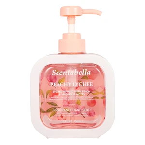 60650, Scentabella Hand Wash 10oz – Peachy Lychee, 191554606500