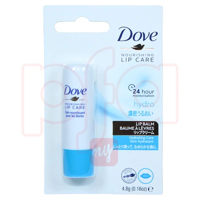 DLC-48H, Dove Lip Care 4.8g .16oz Lip Balm Hydro, 8886467036088