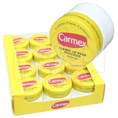 CXL25JD, Carmex Lip Balm 0.25oz Jar 30*12ct Display, 8307813311