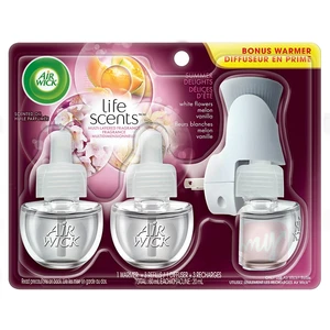 AWO3-1SD, Air Wick Oil Plug in Set 3 Oil +1 Plug Summer Delights, 062338956145