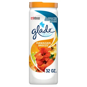 GC32-HB, Glade Carpet Refresher Powder 32oz Hawaiian Breeze, 046500154799