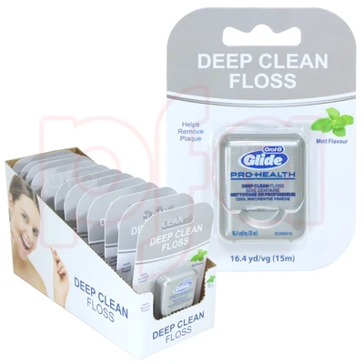 RAD1667, Oral-B Glide Deep Clean Floss 16.4yds, 8888047883037