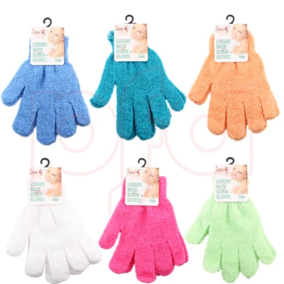 73200, Ideal Bath Luxury Scrub Glove Solid, 191554732001