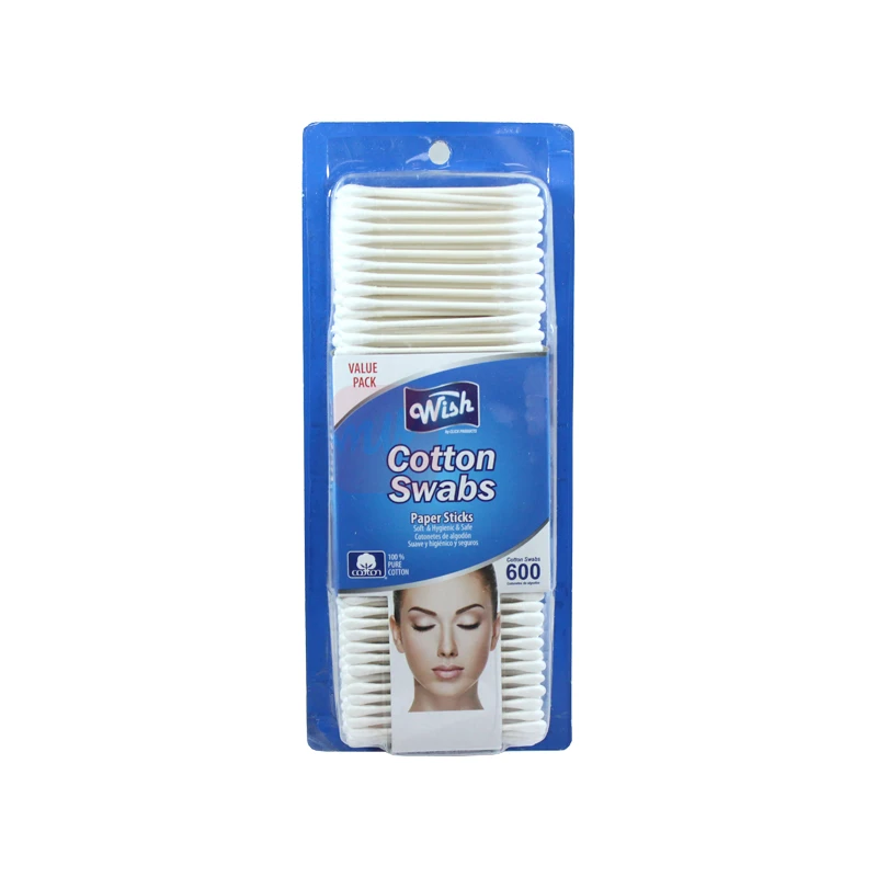 Wish Cotton Swabs Paper 600CT