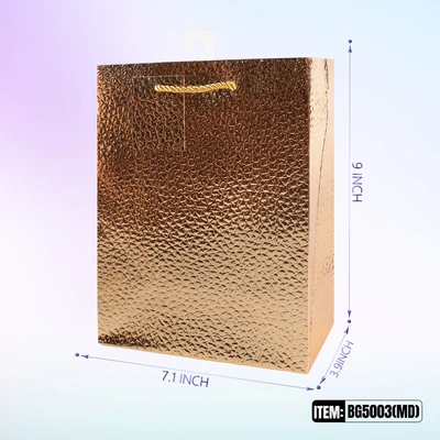 BG5003-MD, General Gift Bags MD.Assorted x4 Styles  7.1"x3.9"x9", 887257150098