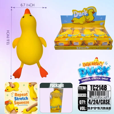 TC2148, Squishy Flour  Duck 14.2" * 6.5", 887258041487