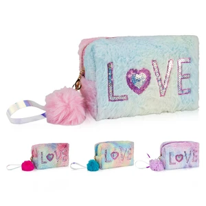 91183, CC Cosmetic Bag  Plush Love Tie Dye, 191554911833