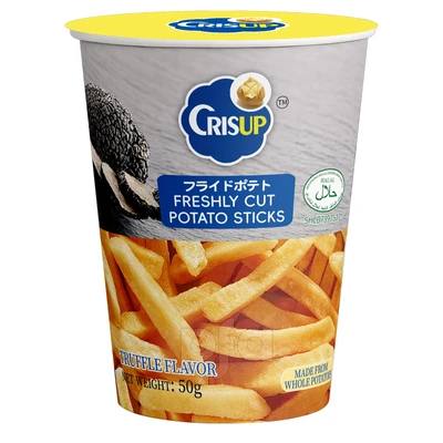 HG-PS50T, Happy Global Crisup Freshly Cut Potato Sticks Truffle Flavor, 6937439920408
