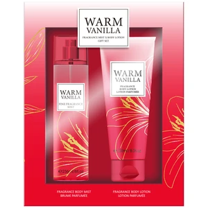 88914, Women's 2pcs Body Mist & Lotion Set WARM VANILLA, 191554889149