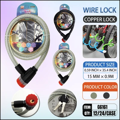 G6161, Bike Metal Chain Lock length 35", 887257461613