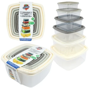 56135, Fresh Guard Square Food Storage Container Set 6pcs, 191554561359