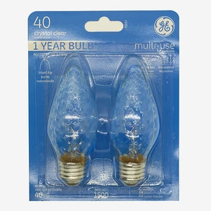 GE75317, GE Crystal Clear 40W Bulb 2PK, 43168753173
