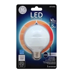 GE89954, GE LED Decorative Bulb 40W