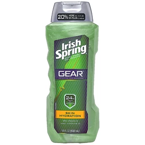 IS18H, Irish Spring Body Wash 18oz Hydrating, 035000263230