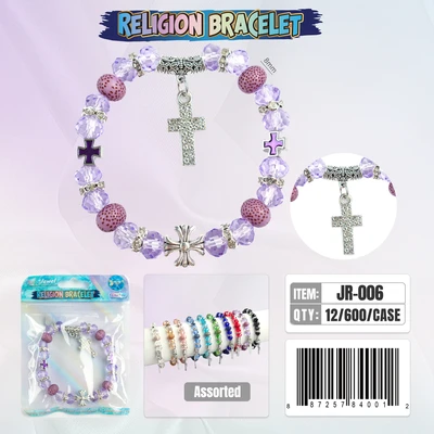 JR-006, Crystal Religion Bracelet, 887257840012