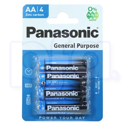 PAN-AA4-12, Panasonic Battery HD AA 4PK, 5025232063031