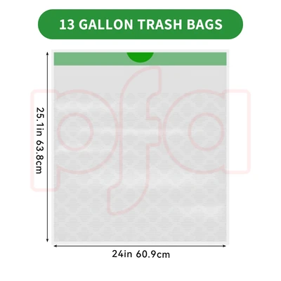 ST-30204, Drawstring Trash Bag Flex 13 Gal 200CT White Lemon - Scotts, 191554302044