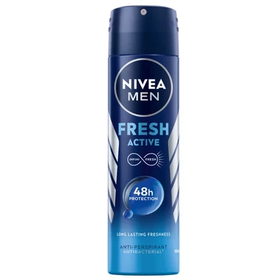 NBS150MFA-60, Nivea Body Spray 150ml Men Fresh Active, 8904256002820