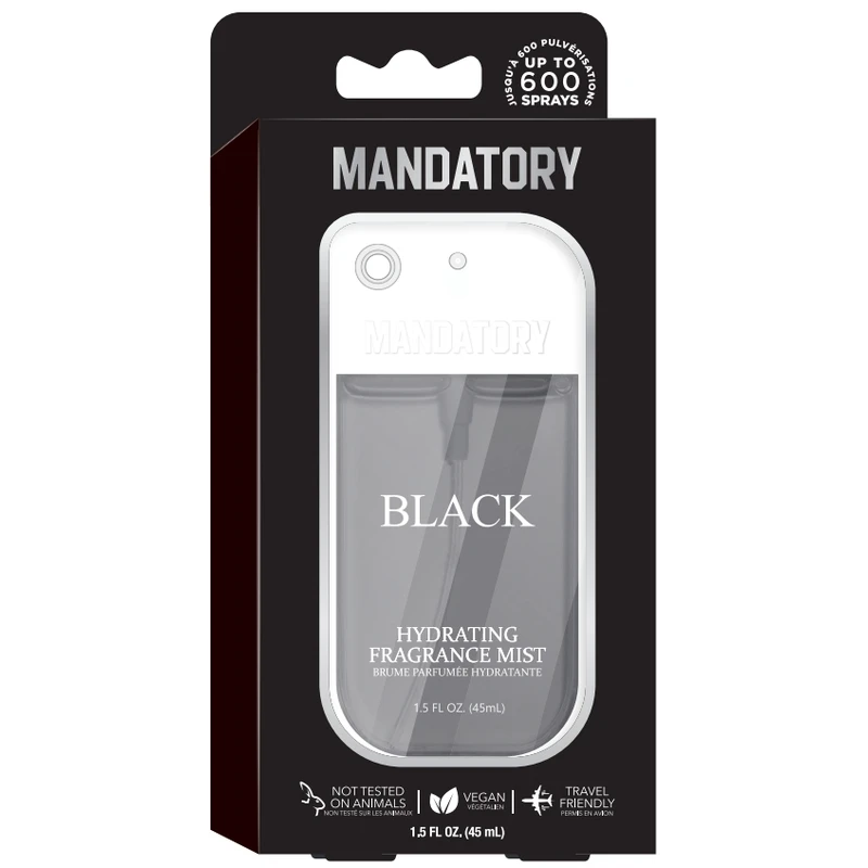 Mandatory Hydrating Fragrance Mist 1.5oz Black