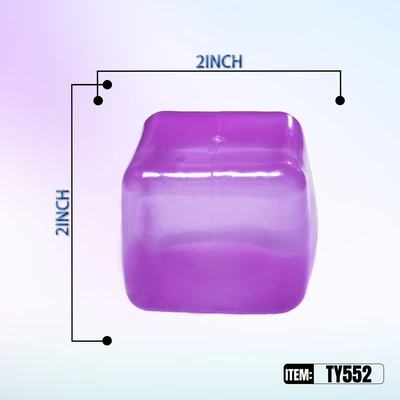 TY552, Squeezy Relief Fidget Toys Ice Cube 2", 887258005526