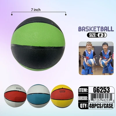 G6253, BasketBall No:3 7″ x7″Inch, 887257462535