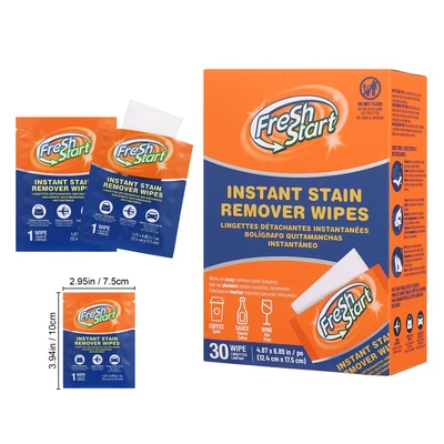 32254, Fresh Start Instant Stain Remover Wipes 30pk, 191554322547