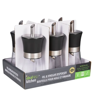 33212, Ideal Kitchen Drip-Free Oil & Vinegar Dispenser with PDQ, 191554332126