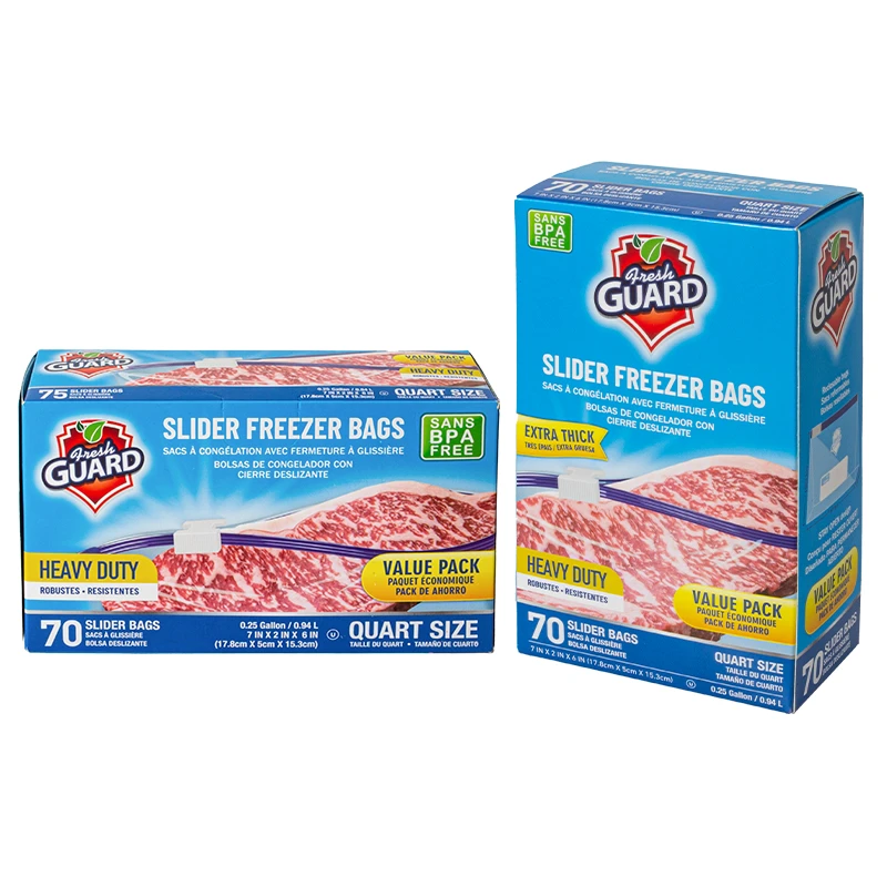 Fresh Guard Slider Freezer Quart 70CT
