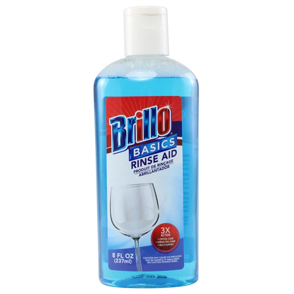BB-28096, Brillo Rinse Aid 8oz, 810020280968