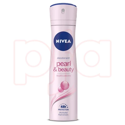 NBS150PB, Nivea Body Spray 150ml Pearl & Beauty, 8904256001762