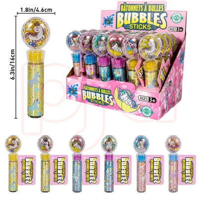 84181, Crystal Shake Ball Bubble Stick - Rainbow Horse, 191554841819