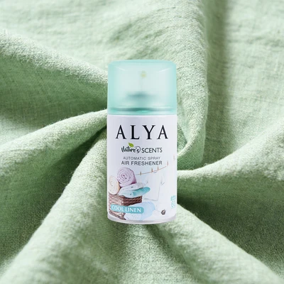99127, ALYA Bathroom Automatic Spray Refill 5.5oz – Cool Linen, 8696601064286