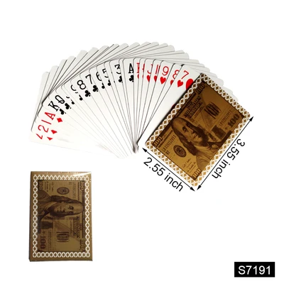 S7191, DOLLAR PLAYING CARD, 887257371912