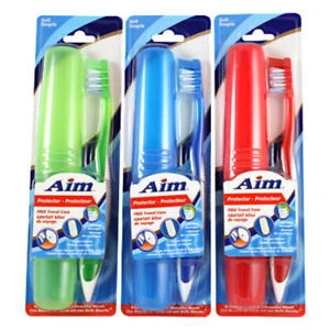 DF78144, Aim Toothbrush w/ Travel Case Protector, 672935781165