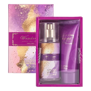 88987, Women's 2pcs Gift Set  WONDERFUL 3fl.oz Body Mist 3fl.oz Body Lotion, 191554889873