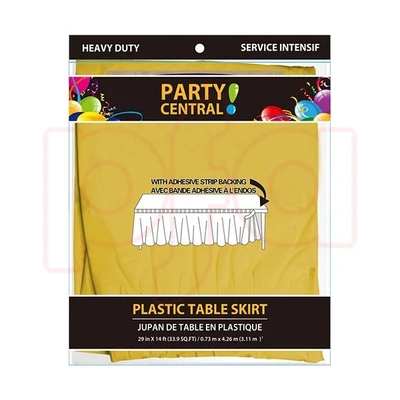 50021, Table Skirt Rectangular Yellow, 191554500211