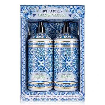 60688, Molto Bella Body Wash  33.8 FL OZ  2PK Blue Jasmine, 191554606883