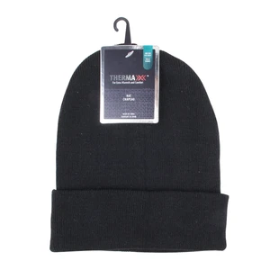 10034, Insulated Winter Beanie Hat Black Only, 191554100343