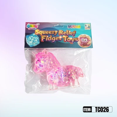 TC026, Sugar Squeezy  Relief Fidget Toys Unicorn, 887258030269