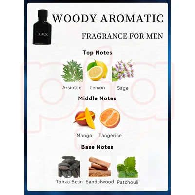 88524, Eau de Parfum 1.0 oz/30 ml 3 Pcs Set for Men Black Intense/Blue Intense/Red Intense - United Scents, 191554885240