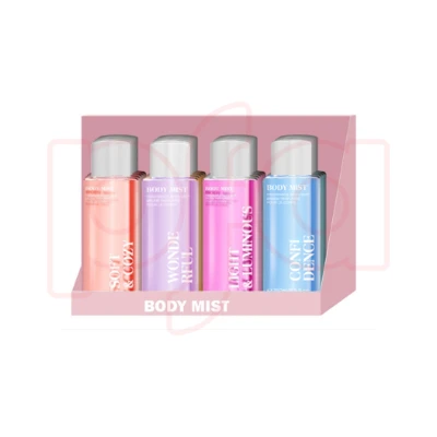 88869, Women's Body Mist PDQ Year Round SOFT&COZY/LIGHT&LUMINOUS/WONDERFUL/CONFIDENCE 8.5fl.oz/250ml, 191554898127