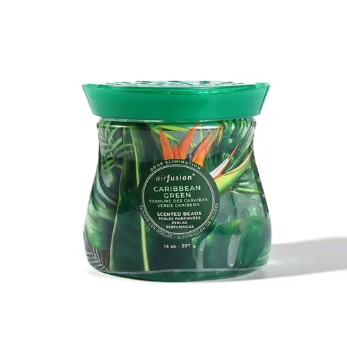 Caribbean Green Crystal Beads Air Freshener