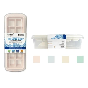 38251, Splash Ice Tray Set 12 Cubes/10.8"x4.08"x2.95", 191554382510