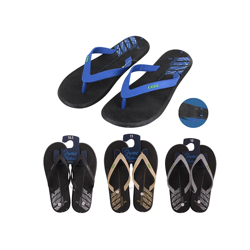 JM Slipper Flip Flop Mens Bottom Print