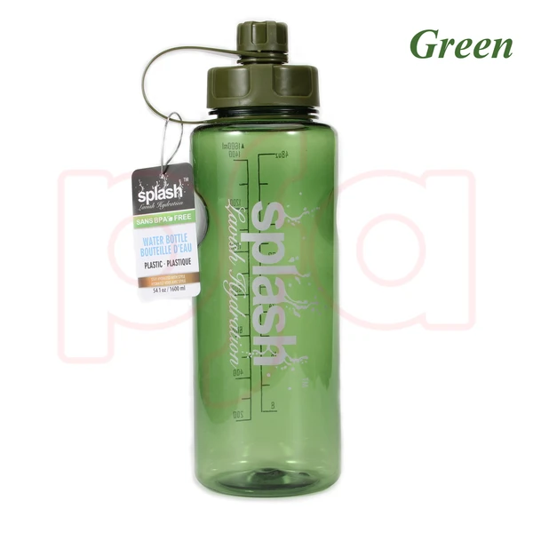 58157, Splash Plastic Bottle 51oz Twist Cap w/ Filter, 191554581579