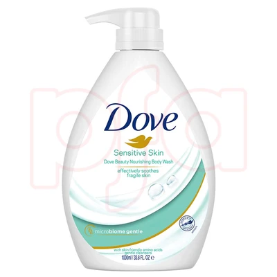 DBW1-SS, Dove Body Wash 1L 33.8oz Sensitive Skin, 8901030857409