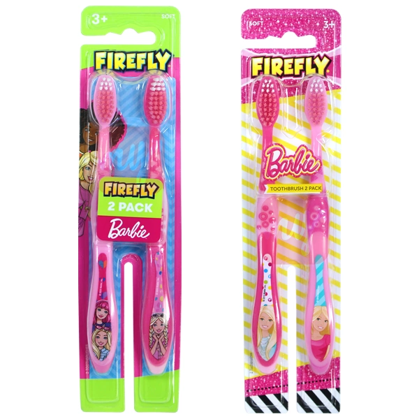 DF80318, Firefly Toothbrush Barbie 2PK, 672935760184
