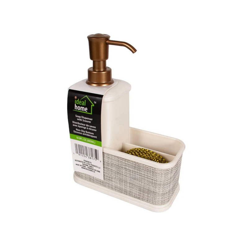 Ideal Home Soap Dispenser with Scourer 560ml
